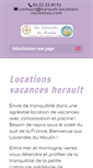 Mobile Screenshot of herault-location-vacances.com